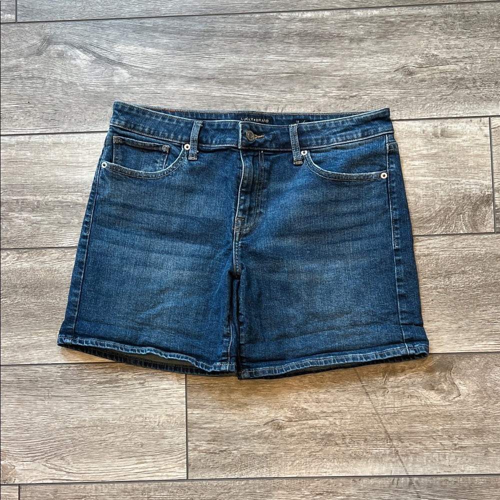 Lucky Brand Dark Blue Jean Shorts